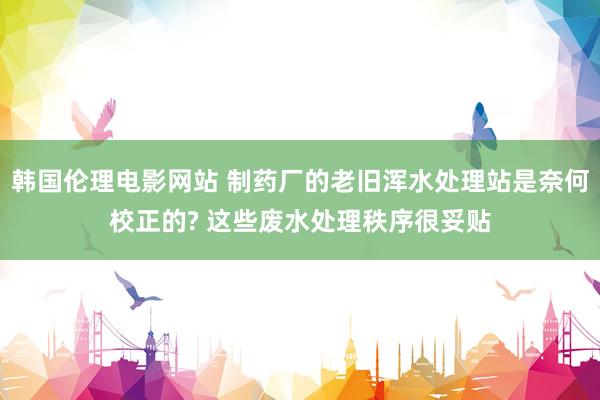 韩国伦理电影网站 制药厂的老旧浑水处理站是奈何校正的? 这些废水处理秩序很妥贴